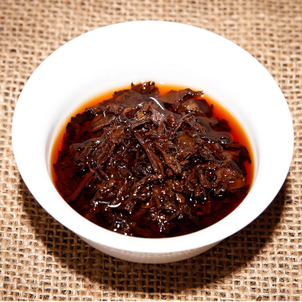Organic Puerh tea Cooked Tea Barrel Black Tea High Mountain Chinese Puer cha250g