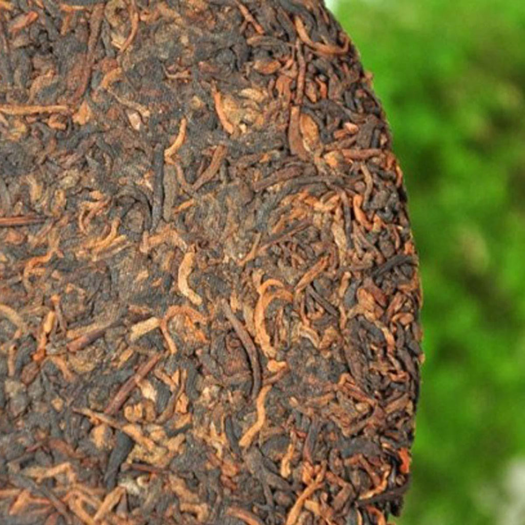 Premium Puer Cooked Black Tea Aged Tribute Cake Ripe Puer Cake Healthy Care 357g