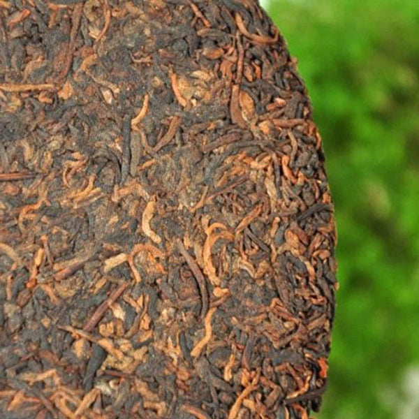 Premium Puer Cooked Black Tea Aged Tribute Cake Ripe Puer Cake Healthy Care 357g