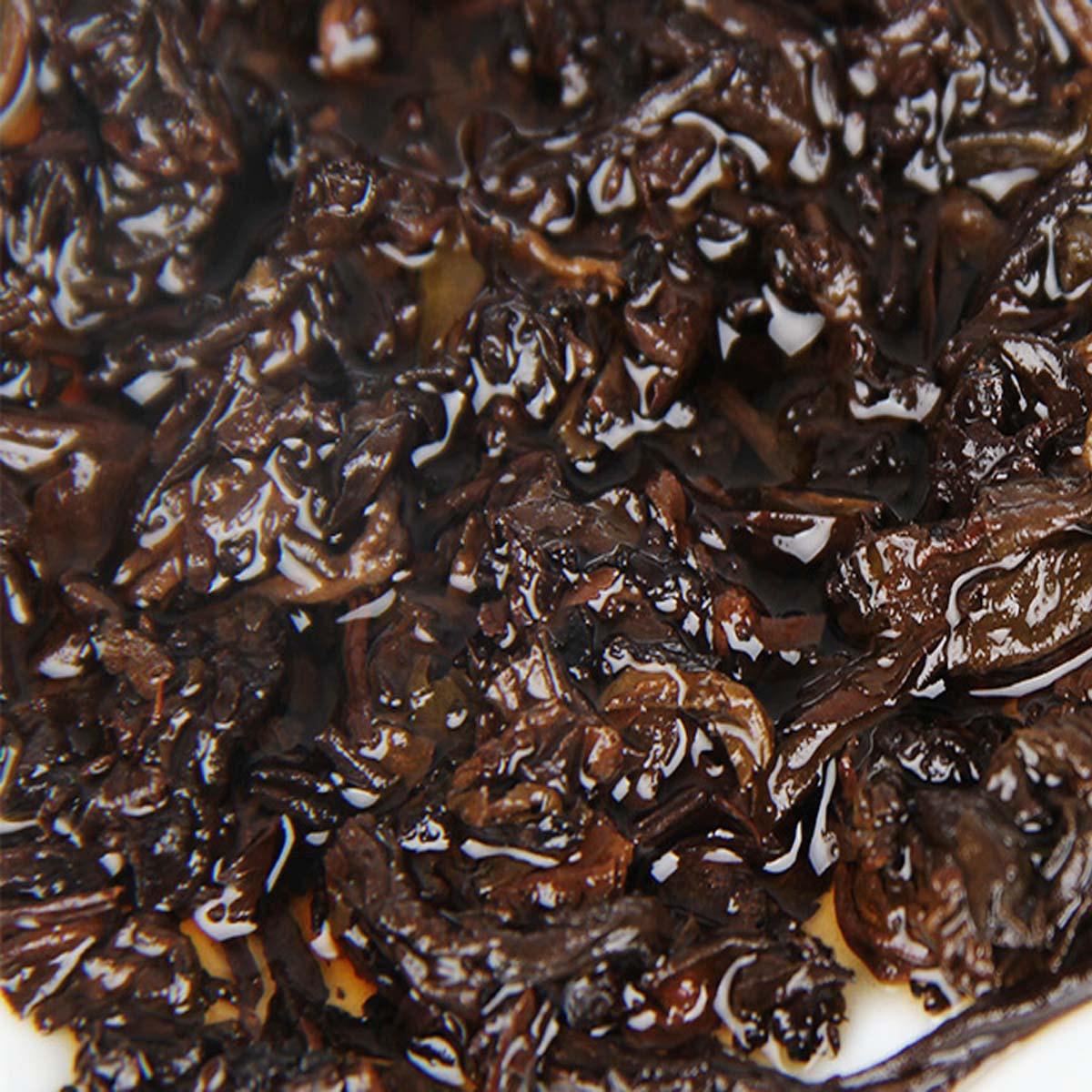 Premium Cooked Puerh Tea Jingmai Mountain Chen Xiang Old  Black Tea Organic 357g