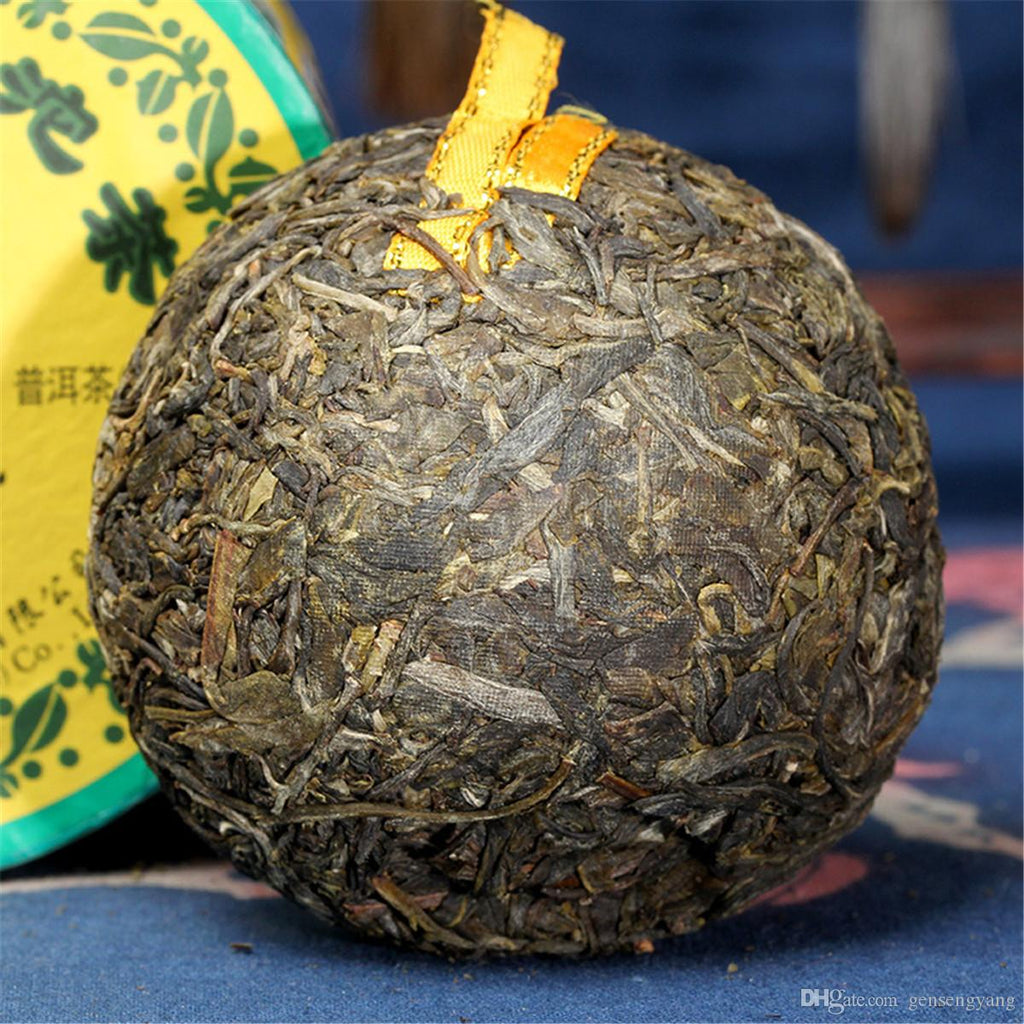 Xiaguan Golden Silk Tuo Cha Natural Puer Tea Raw Pu-erh Tea Green Tea Bags 100g