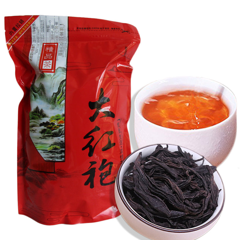 250g (0.55lb) Da Hong Pao Tea Chinese Big Red Robe Black Oolong Tea Original Organic Gift Tea Secondary image