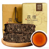 Black Tea Golden Flower Fu Zhuan Black Tea 750g Traditional Craft Brick Dark Tea
