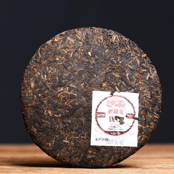 Shu Puer Yr Haiwan 9978 Batch 181 LaoTongZhi Old Comrade Ripe Puer Tea 357g