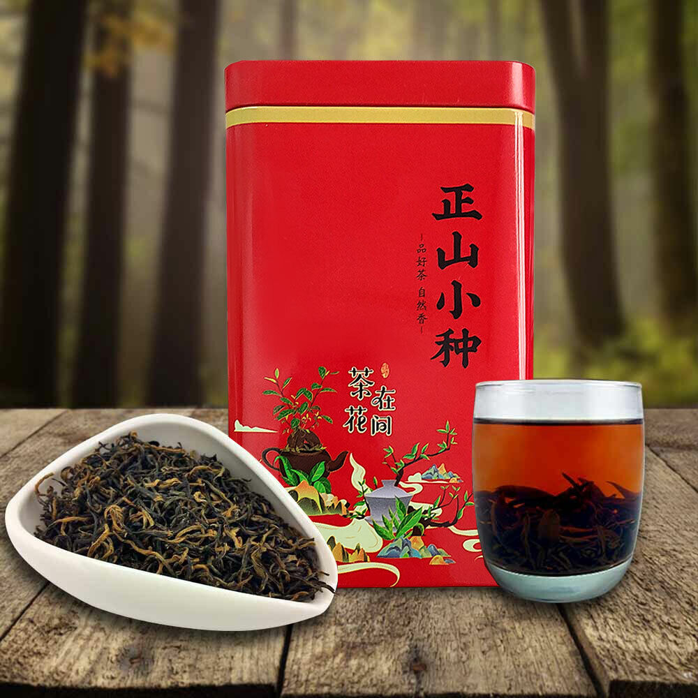 TeaAAAAA Lapsang Souchong Black Tea Without Smoked Flavor 100g Chinese Red Tea