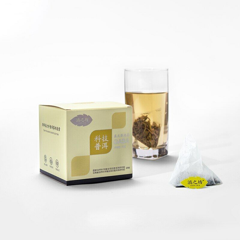 25 Pcs Yunnan Gaba Shen Puer Teabags Gabaron Tea Raw Puerh Teabags Calming Tea Main image