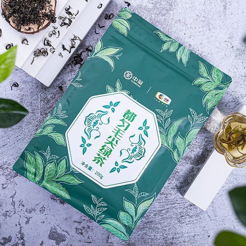 CHINATEA Guizhou Du Yun Mao Jian Spring Tea Fishhook Maojian Green Tea 200g Main image