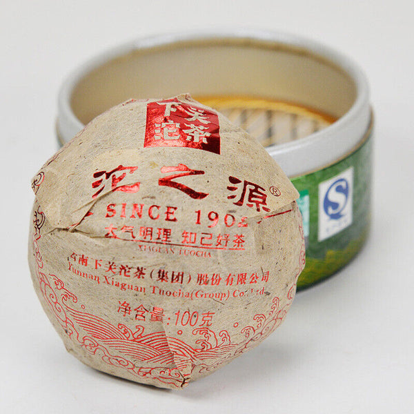 Yunnan XiaGuan TuoCha Puerh Tea with Box Top-grade TUO ZHI YUAN Cha Pu'er 100g