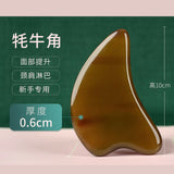 Pai Lang Tian Ran Niu Jiao Gua Sha Ban Mian Bu Mei Rong Qi派朗天然牛角刮痧板面部美容器全身通