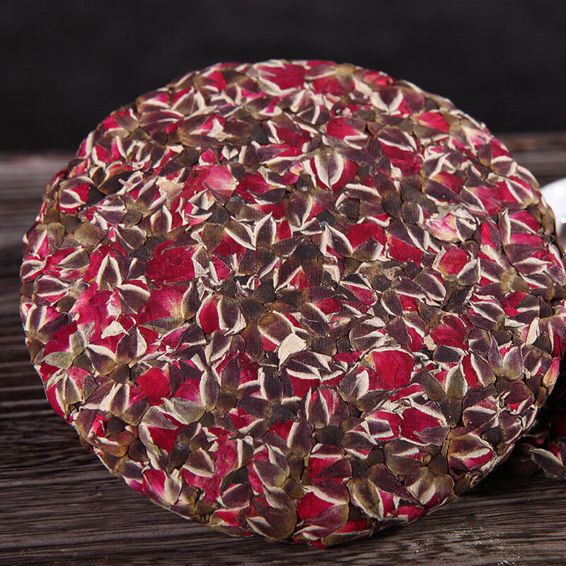 Organic Dried Rose Tea Healthy Drink Chinese Herbal Tea Top Flower Tea Cake 200g