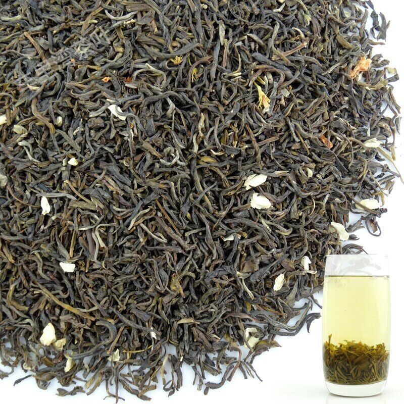 Chinese Organic Jasmine Green Tea Hairy Tip Silver Buds Loose Leaf Flower Tea Main image