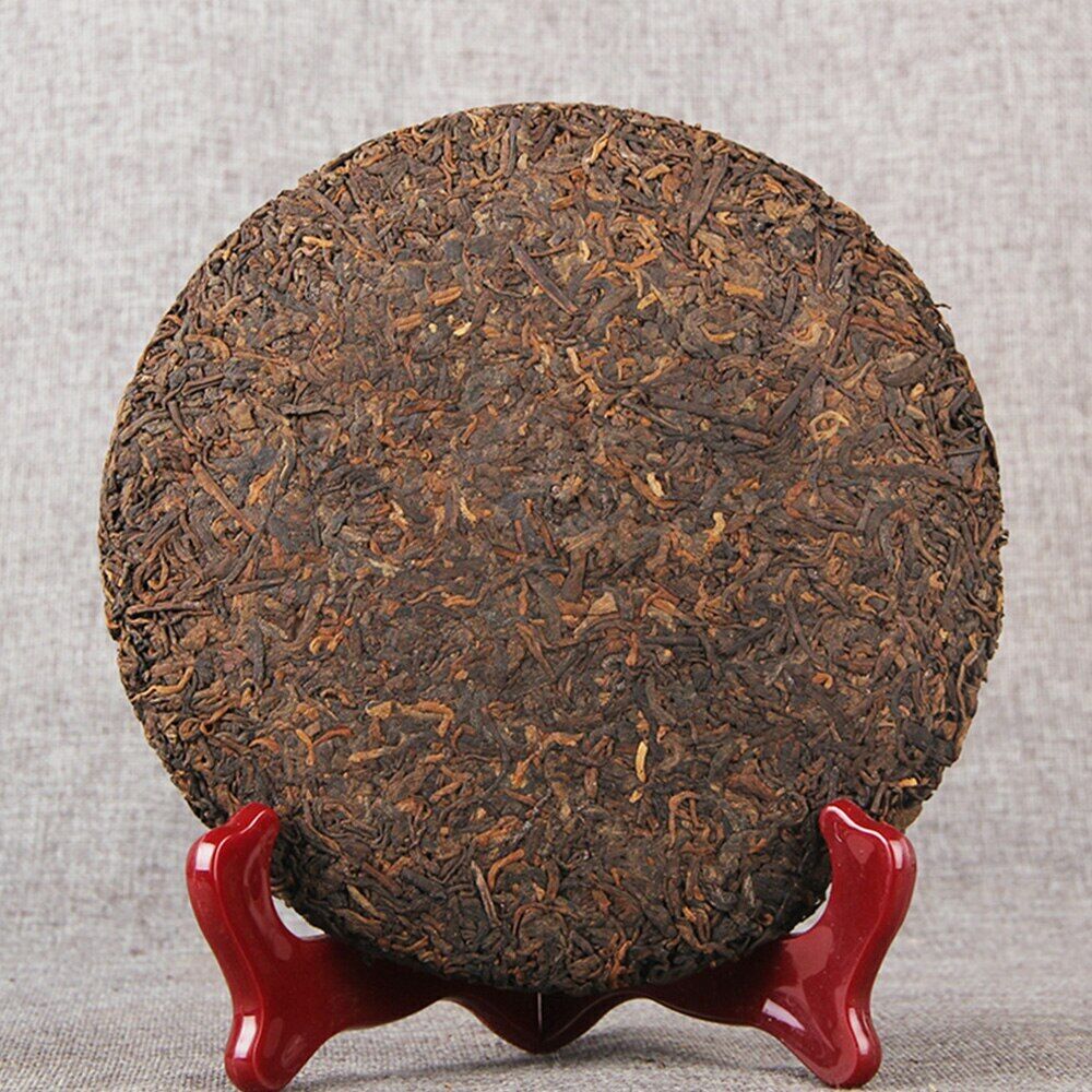 Chuan Shi Jia Ming Ripe Puer Tea Old Tree Pure Material Shu Puerh Tea 357g Main image