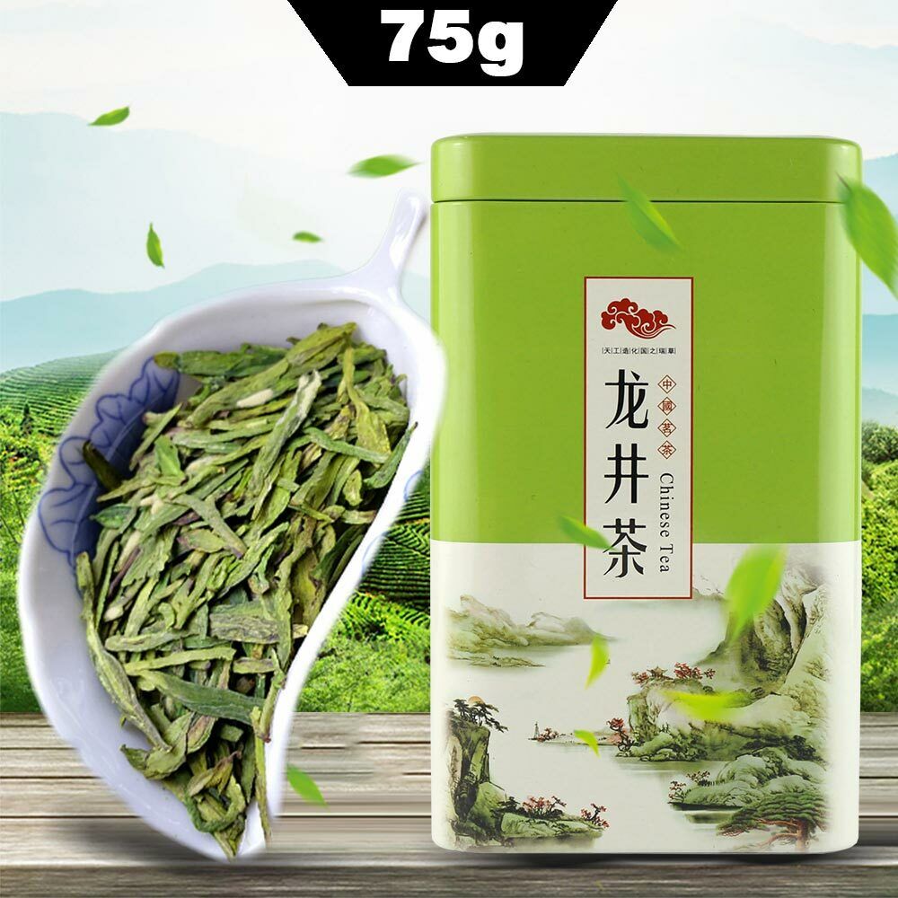 Xihu LongJing Green Tea Box Tea Fresh Dragon Well Long Jing Green Tea 75g Main image