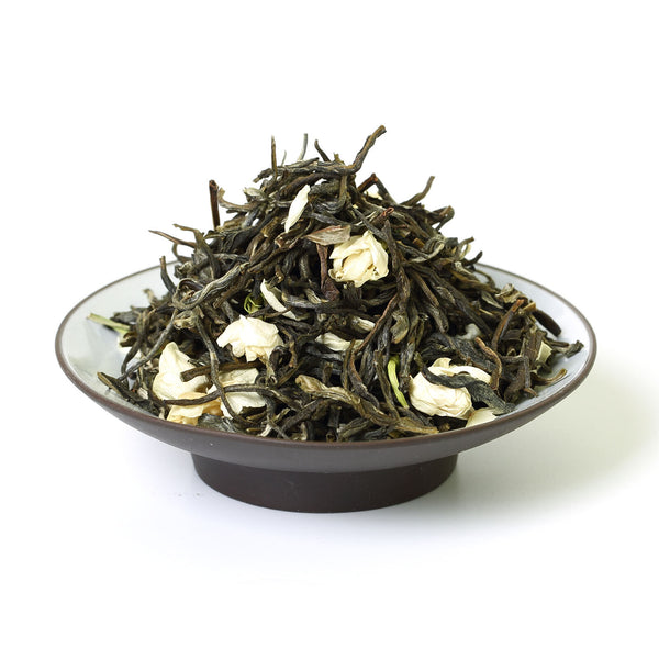HELLOYOUNG Premium Fujian Jasmine Silver Green Tea Chinese Loose Leaf YinHao Tip