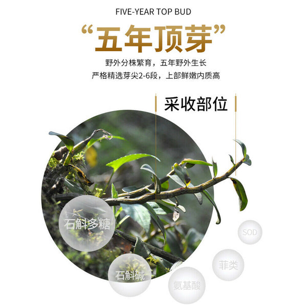 Xiuzheng Huo Shan Tie Pi Shi Hu Fen Huoshantiepishihufen修正霍山铁皮石斛粉纯粉天然保健草本