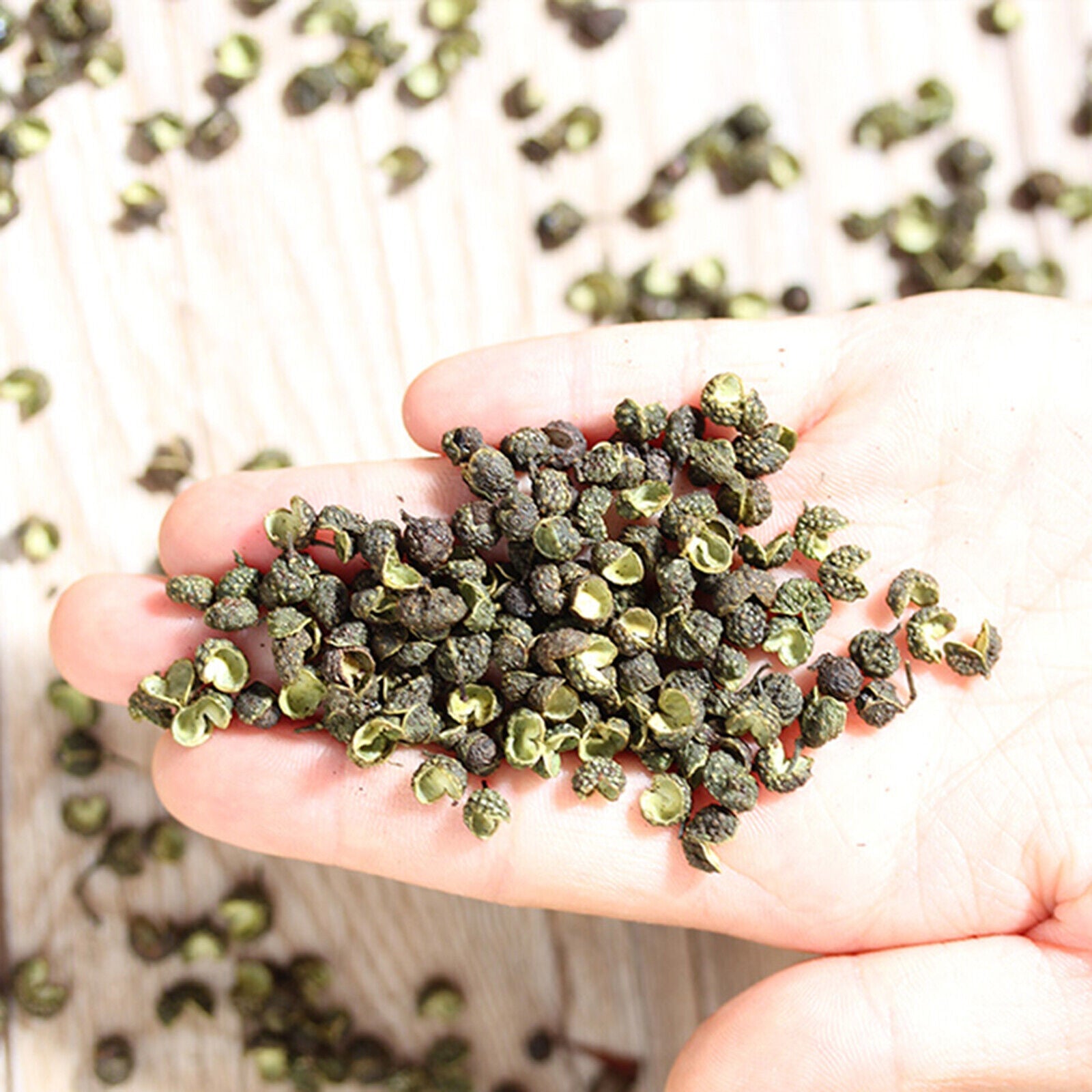 Organic Sichuan Green Pepper Health Herbs for Cooking Dried Pepper Huajiao 250g