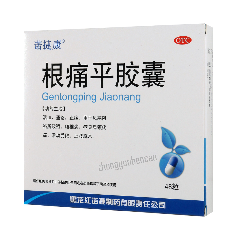 Nuojiekang Gentongping Jiaonang 诺捷康根痛平胶囊 Main image