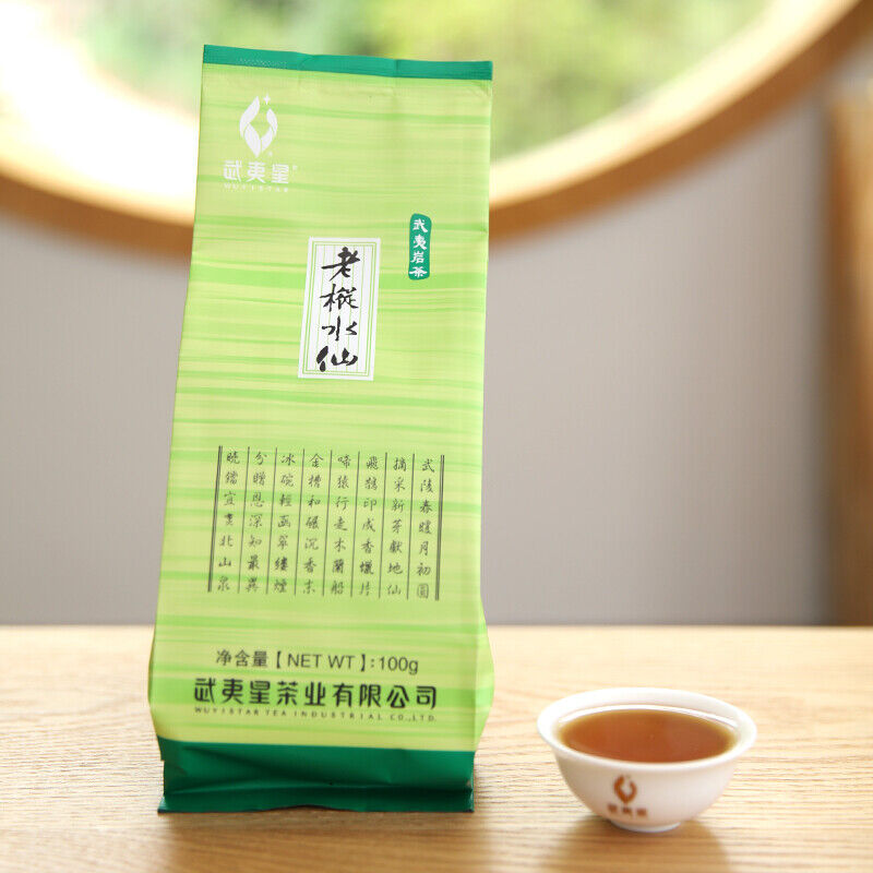 Yan Cha Lao Cong Shui Xian Oolong Tea China Fujian Certified Rock Tea 100g Main image