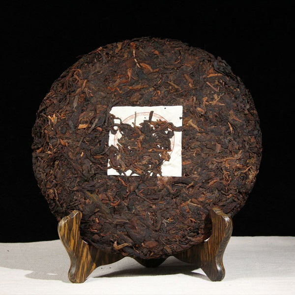 yr Sanpa Lao Ban Zhang Ripe Puerh 100% Natural Shu Puer Tea Ripe Tea 357g