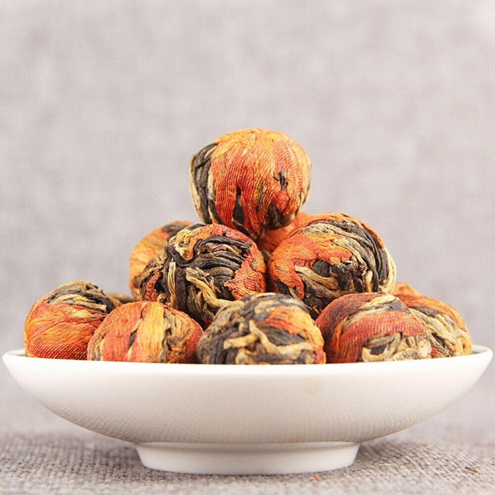 Feng Qing Dian Hong Lily Hydrangea Ball Tea Yunnan Dian Hong Black Tea 100g