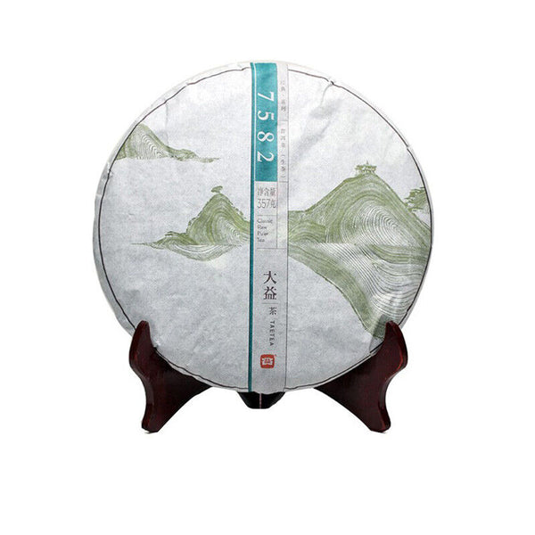 Puer Tea Yunnan Ecology Menghai Dayi Puerh TAETEA7582 Classic Cha Pu'er Tea 357g
