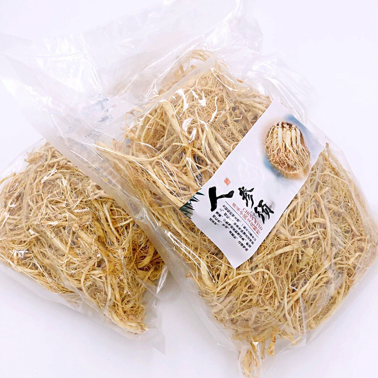 Healthy Herbal Tea Ginseng Root Naturally Dried Ginseng 人参须 白参须 散装生晒参须 人参须 250g