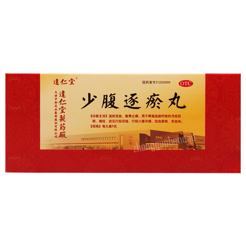 Da Ren Tang Shao Fu Zhu Yu Wan Darentang Shaofuzhuyuwan达仁堂少腹逐瘀丸 Secondary image