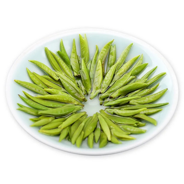 Green Tea Gift Box China Organic Jin Tan Que She Hand Picked Sparrow Tongue 50g