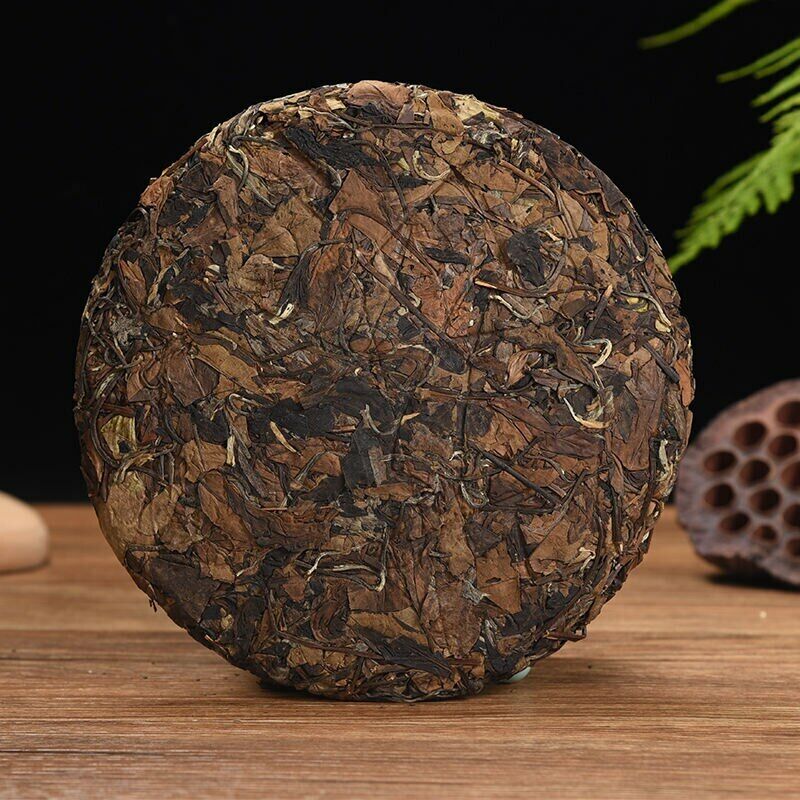 Fuding High Mountain Bai Cha Cake Shou Mei Premuim Wild Aged White Tea 350g Secondary image