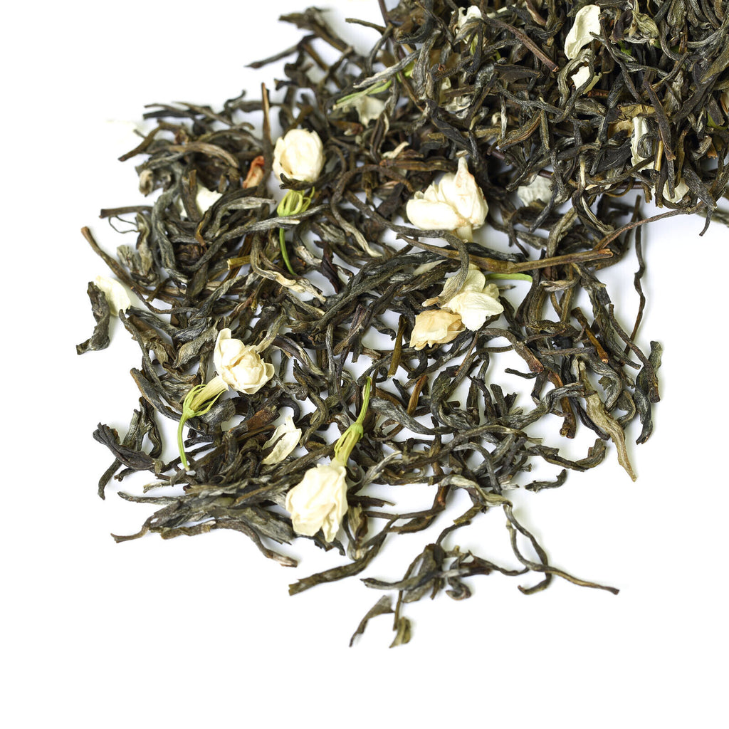 HELLOYOUNG Premium Fujian Jasmine Silver Green Tea Chinese Loose Leaf YinHao Tip