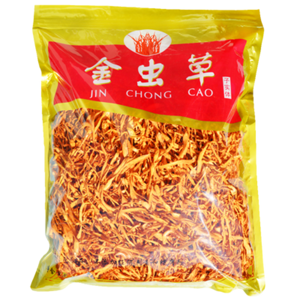 500g Organic Cordyceps Sinensis Dried Mushroom Chinese Tradition Healthy Care