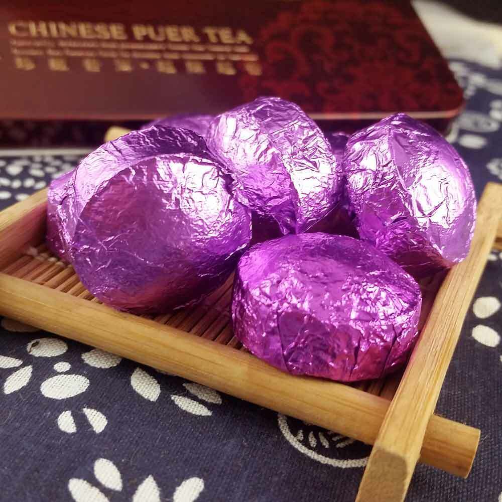 Jasmine Mini Tuocha Ripe Puer Delicate Box Pack Shu Puerh Tea /75g Secondary image