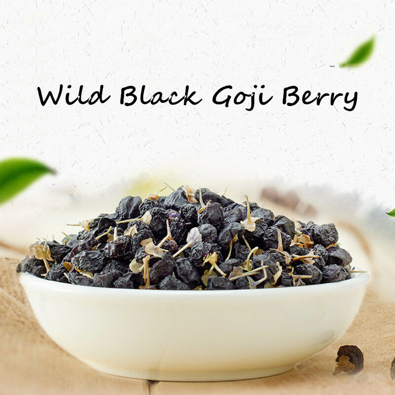 Chinese Herbal Tea Wolfberry Dried Lycii Wild Black Goji Berry Green Food Herbs Main image