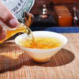 The First Village Lao Ban Zhang Menghai Cha Pu-erh Tea Cake Cha Puer Tea 357g