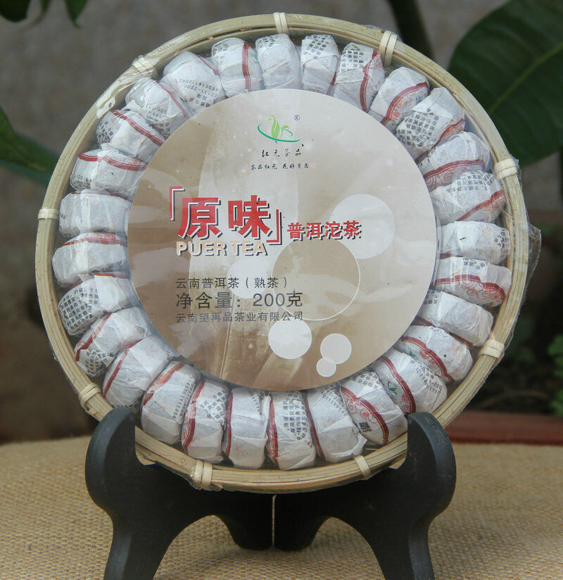 Black Tea Chinese Puer Tea Mini Tuocha Natural Ancient Tree Ripe Pu-Erh Tea 200g Main image