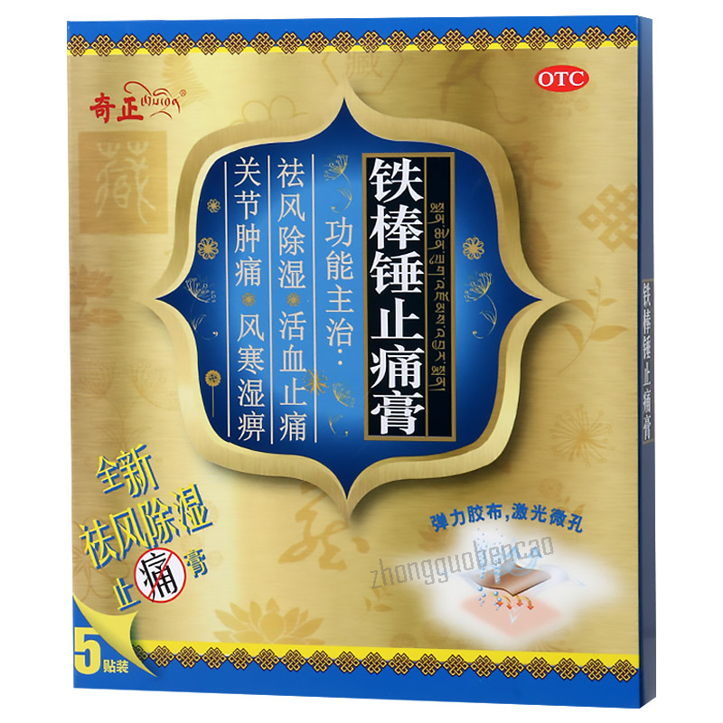 Qizheng Tiebangchui Zhitong Gao 奇正铁棒锤止痛膏 Main image