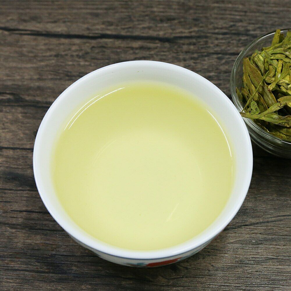 Chinese Green Tea Dragon Well 2021 Lung Ching Tea Xihu Long Jing Longjing 100g