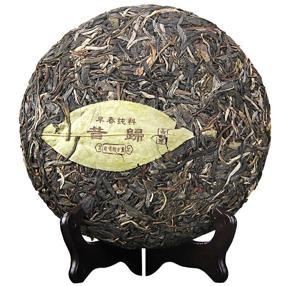 Yunnan Xigui Mountain Cha Puer Traditional Handmade Sheng Puerh Tea 357g Main image