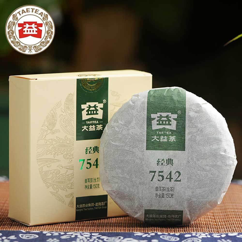 Cha Pu'er Tea Dayi 7542 China Menghai Puerh TAETEA Puer Ancient Tree Pu-erh 150g Secondary image
