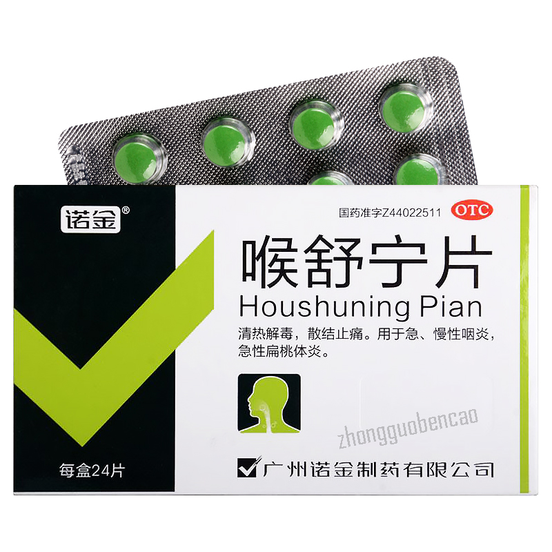 诺金喉舒宁片 Nuojin Houshuning Pian Main image