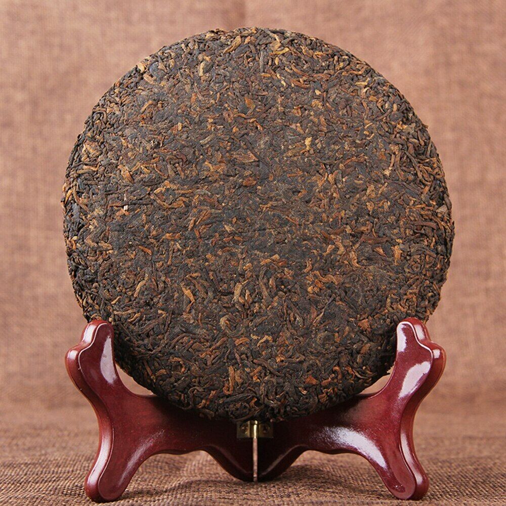 Ripe Puer Tea Yunnan Menghai Big Tree Shu Pu-erh Tea Palace Gold Cake 200g Main image