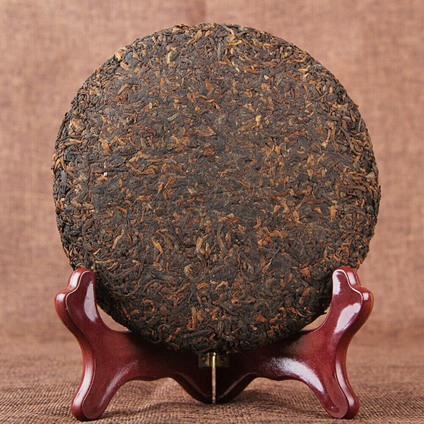 Ripe Puer Tea Yunnan Menghai Big Tree Shu Pu-erh Tea Palace Gold Cake 200g