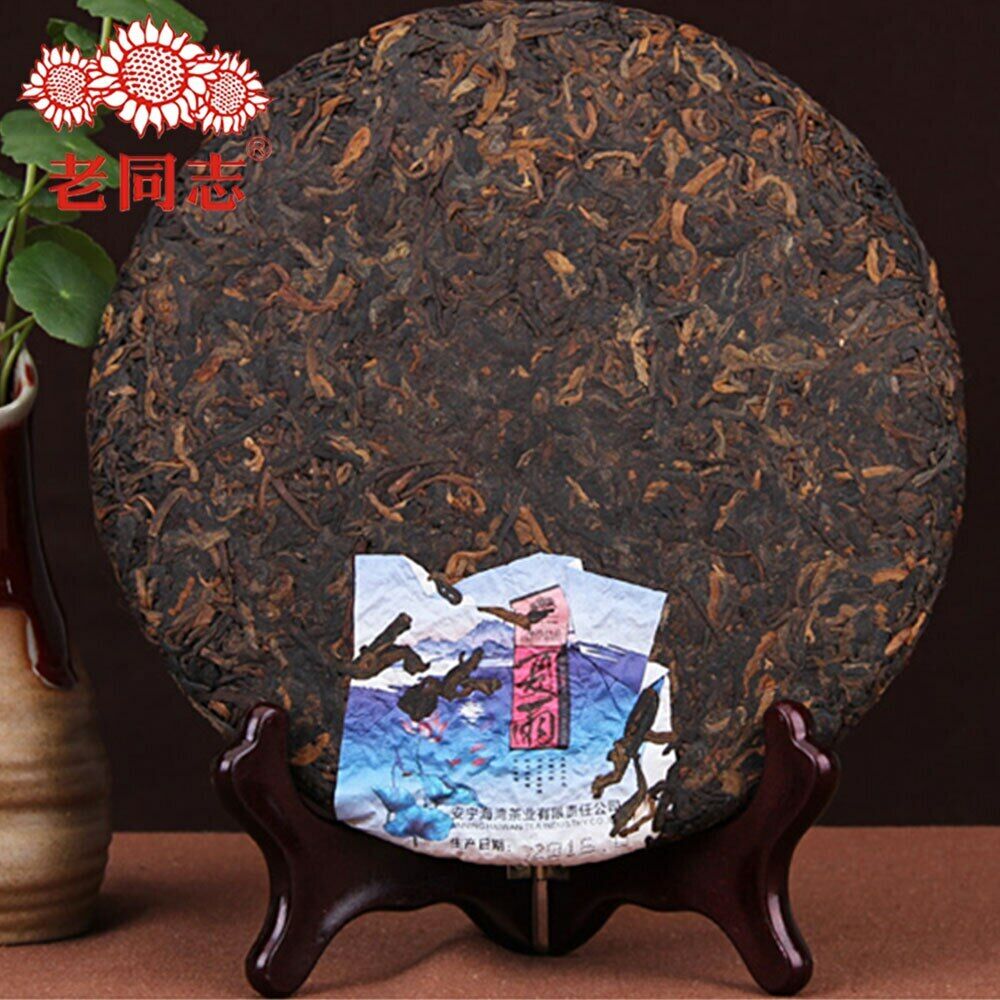 Haiwan Tea Pu'er Tea Old Comrade "Summer" Xia Yu Pu'er Cooked Tea 400g Main image