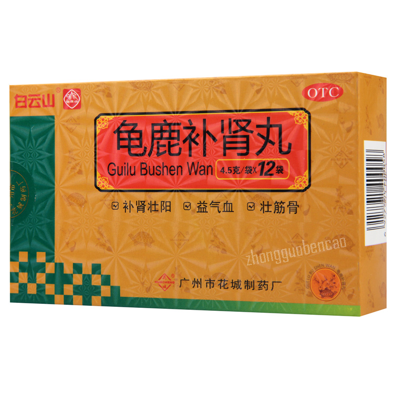 白云山花城龟鹿补肾丸Bai Yun Shan Hua Cheng Gui Lu Bu Shen Wan Guilubushenwan Main image
