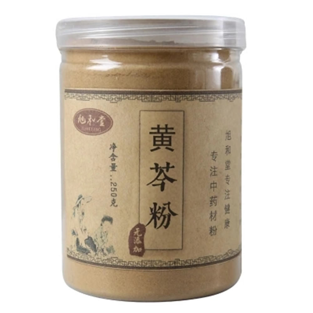 Huang Qin Powder Scutellaria 100% Pure Chinese Herbs Skullcap Root Powder 250g