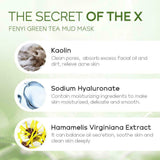 Green Tea Mud Mask Deep Cleansing Oil Control Moisturizing 5G Facial NEW D5K1