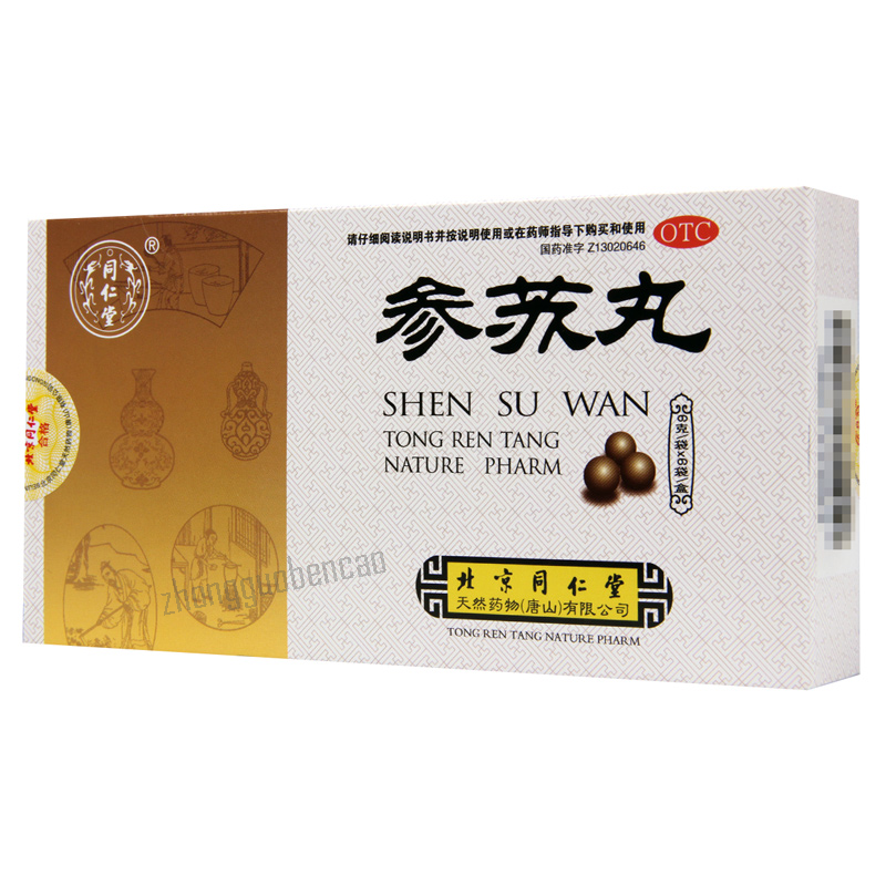 同仁堂参苏丸 Tongrentang Shensu Wan Main image