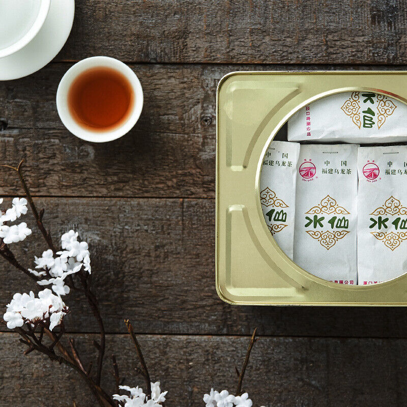 Certified Shui Xian Complete Tin China Fujian Shui Hsien Oolong Tea 500g Main image