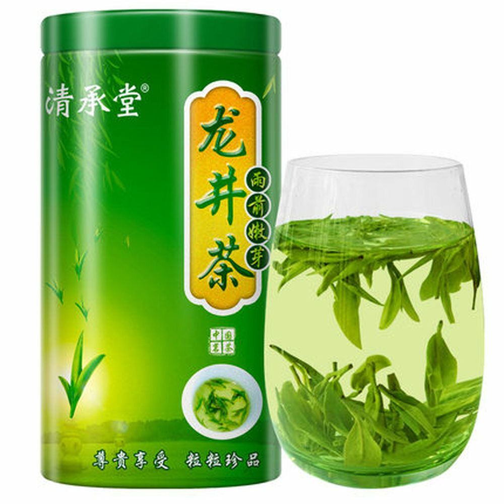 Iron Can Longjing Green Tea Chinese Spring Xi Hu Dragon Well Long Jing Tea 250g Secondary image