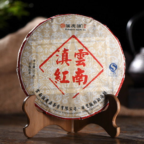 Yunnan Sun Dried Black Tea Ancient Arbor Tree Dian Hong Black Tea Cake 357g